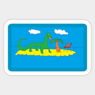 Dino Vacation Sticker